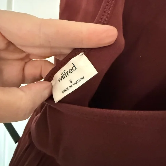 Wilfred Deep Red Maxi Dress - Picture 3 of 3